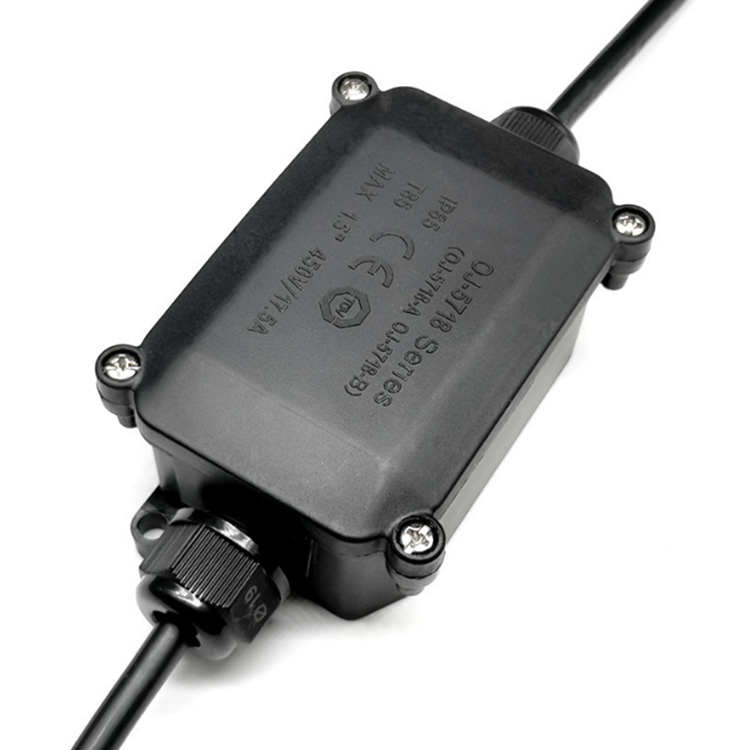 IP65兩通防水接線盒戶外路燈具電線接頭防漏水連接器